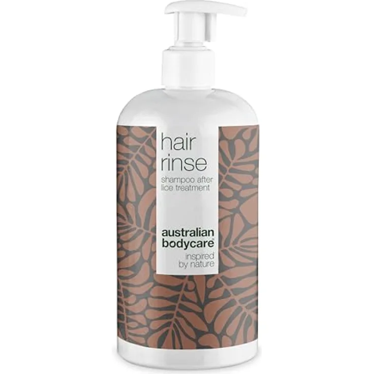 Australian Bodycare Hair Rinse 500 ml | Kopfläuseshampoo nach der Kopfläusebehandlung für die ganze Familie | Teebaumöl Shampoo mit 100% natürlichem Teebaumöl