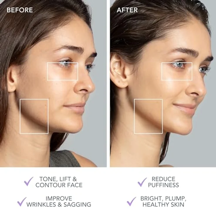 FOREO BEAR 2 Gesichtsmassagegerät mit Mikrostrom, Anti-Aging & Face Lifting, 4 Mikroström-Einstellungen, Lavendel – Bild 5