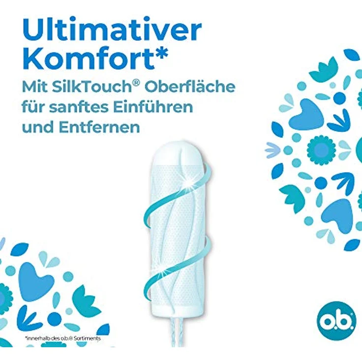 o.b. ProComfort Tampons Super, Dynamic Fit Technologie mit SilkTouch Oberfläche für starken Schutz, einzeln verpackt – Bild 2