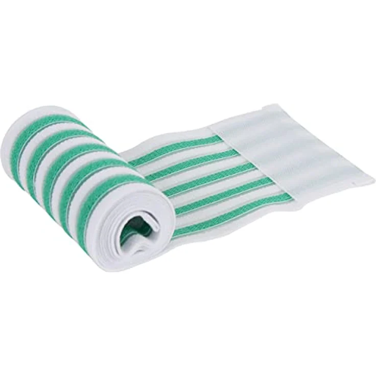 Sport-Tec Elastische Fixierbandage Bandage Fixierverband mit Klettverschluss, 120x10 cm – Bild 2