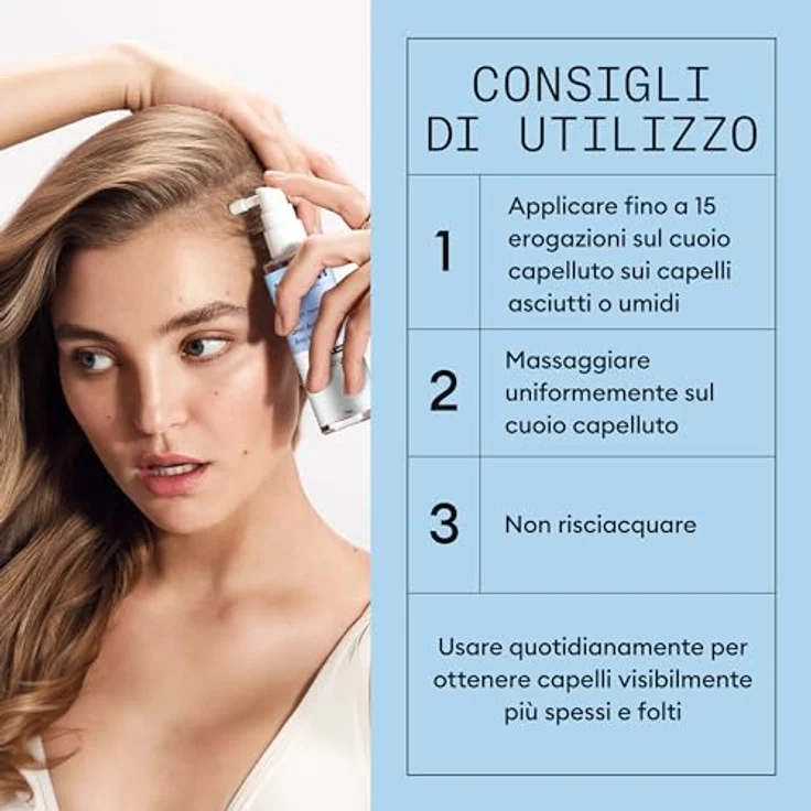 NIOXIN Behandlung der Kopfhaut gegen Haarausfall, Serum für schwaches Haar, mit Koffein und Niacinamid, 70 ml, für Damen und Herren – Bild 5