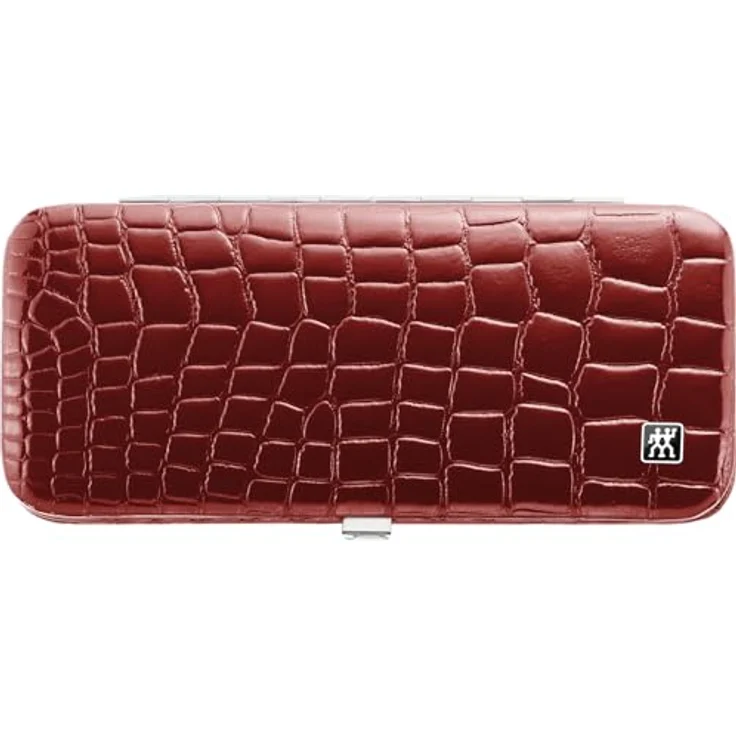 Zwilling Classic Inox Maniküre Pediküre Set 5tlg. mit Nagelschere, Leder, rot Maniküre-Set 1 Stück – Bild 2