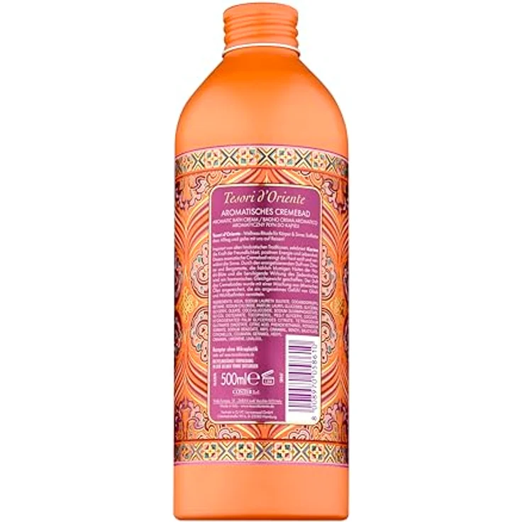 Tesori d'Oriente Cremebad 'Karma', aromatisches Schaumbad mit Nashi-Blüte & Zedernholz, 500 ml, Wellness-Ritual für Körper & Sinne – Bild 2