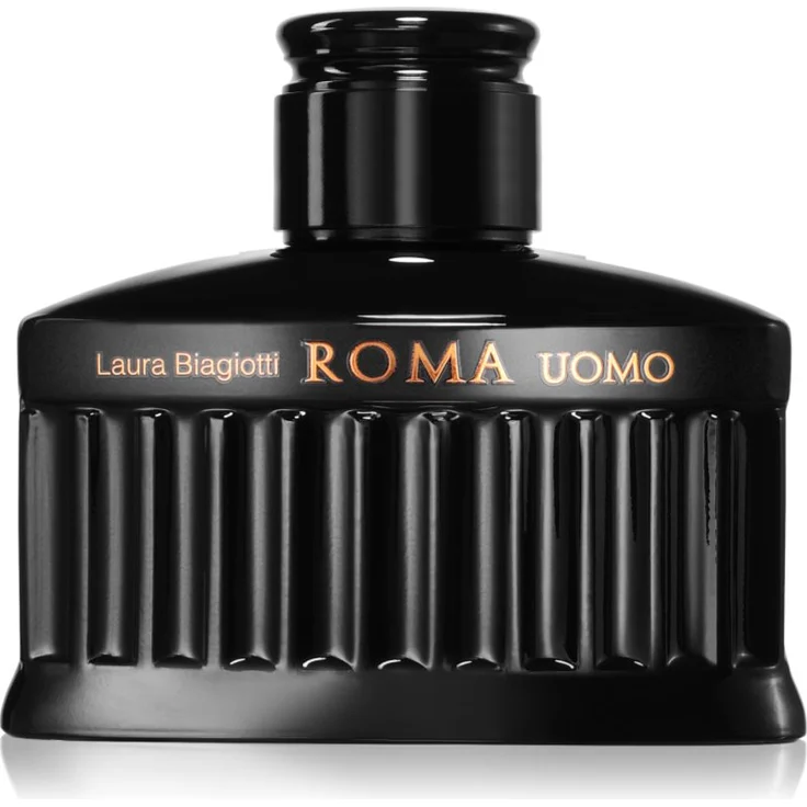 Laura Biagiotti Roma Uomo Nero Estremo, Eau de Parfum für Herren, Fougère-holziger Duft, 125 ml