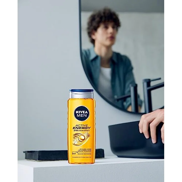 Nivea Men Active Energy 500ml Shower Gel for Men  – Bild 5