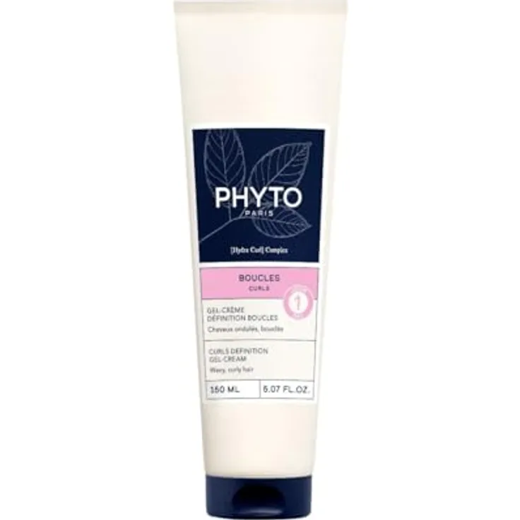 Phyto Curls Definition Gel-Cream, feuchtigkeitsspendendes Gel für definierte Wellen, 150 ml