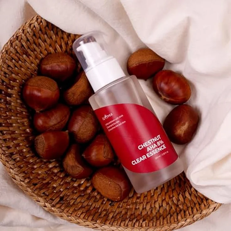 ISNTREE Chestnut AHA 8% Clear Essence, Gesichtswasser zur Hautklärung und -erfrischung, 100 ml – Bild 3