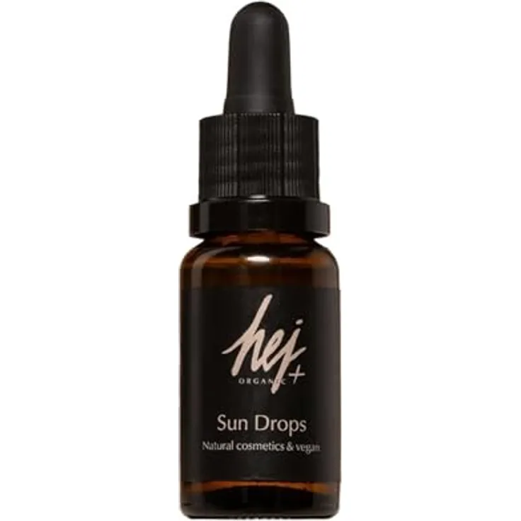 Hej Organic HEJ ORGANIC+ Sun Drops Selbstbräunungsserum, gleichmäßige Bräunung mit glowy Finish und Aloe Vera, 30 ml