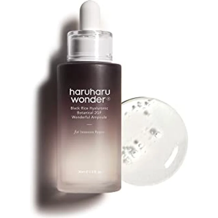HARUHARU Wonder Black Rice Botanical 2GF Ampulle, Gesichtsserum mit EGF und FGF, Anti-Aging, 30ml, Tierversuchsfrei – Bild 1