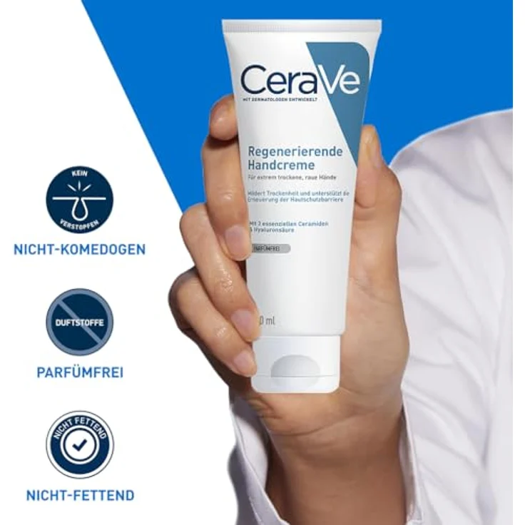 CeraVe regenerierende Handcreme Hand-Fuß-Pflege 100 ml – Bild 3