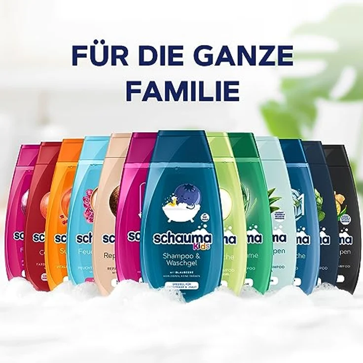 Schauma Schwarzkopf Kids Shampoo & Waschgel Blaubeere (1x 250 ml), entwirrt das Haar für leichtere Kämmbarkeit – Bild 5
