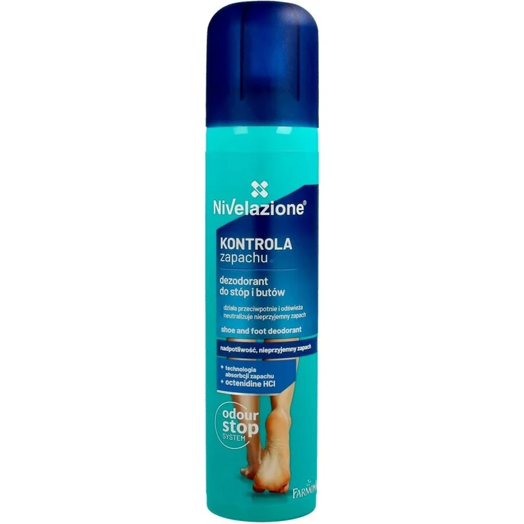 Farmona Nivelazione Deodorant für Füße und Schuhe, erfrischendes Körperspray gegen Fußgeruch, 180ml