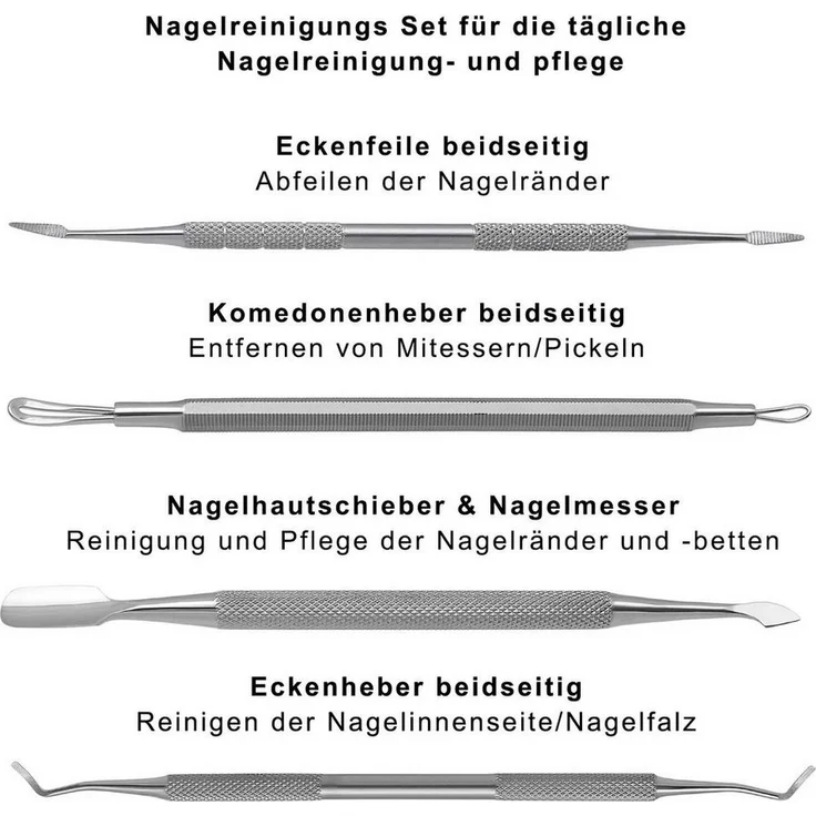 Excellent Solingen Nagelreiniger, Maniküre- & Pediküre-Zubehör in kompaktem Reiseetui - Preisvergleich