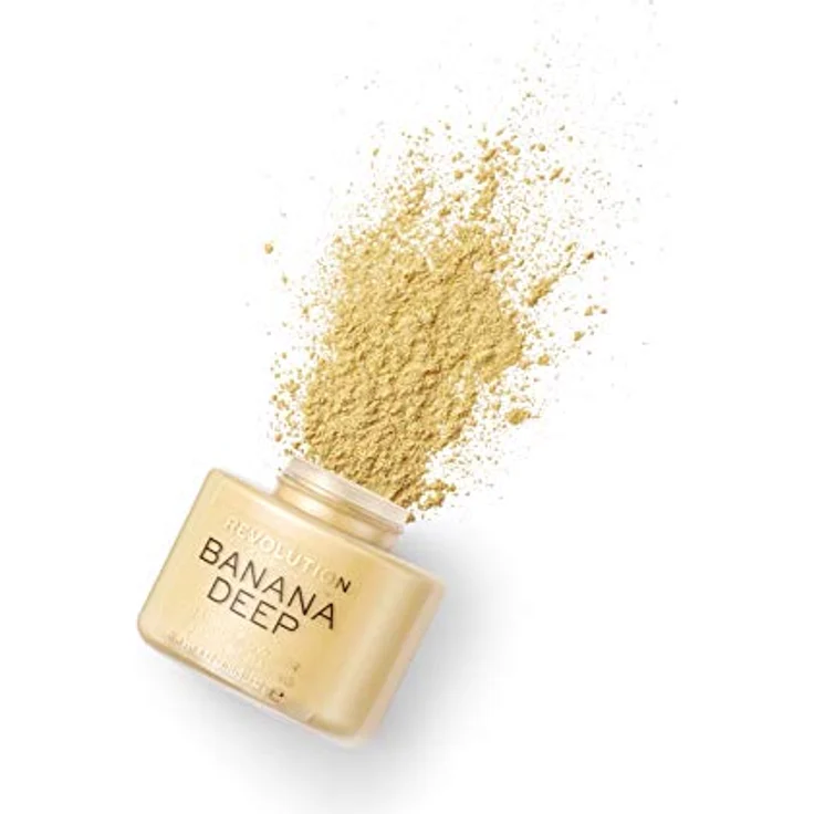 Makeup Revolution London Baking Powder Loser Puder 32 g Farbton Banana Deep – Bild 4