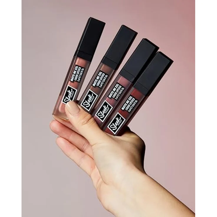 SLEEK MakeUP Matte Me XXL Flüssiger Lippenstift, Sweet like Chocolate, 5ml, High Impact Color, Langlebig und Transfer Proof – Bild 3