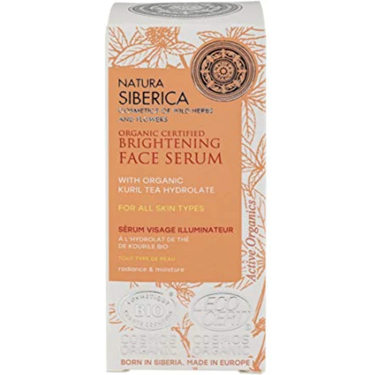 Natura Siberica Aufhellendes Gesichtsserum 15 ml für strahlenden Teint, feuchtigkeitsspendend, erfrischend, geeignet für jeden Hauttyp – Bild 2
