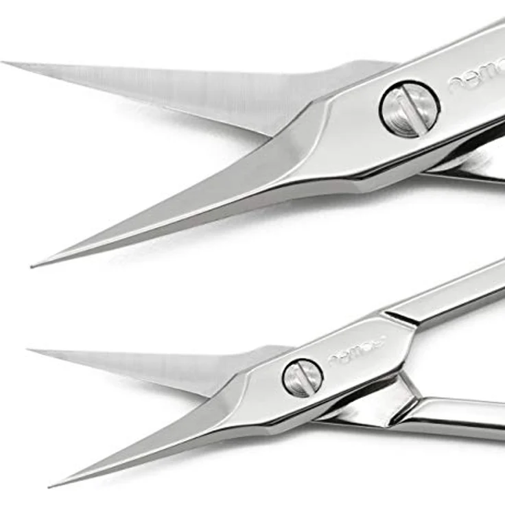 remos professional body care REMOS Nagelhautschere, 9,5 cm aus gehärtetem Stahl, präzise Klingen mit gebogenem Schneideblatt, verstellbare Schraube – Bild 3