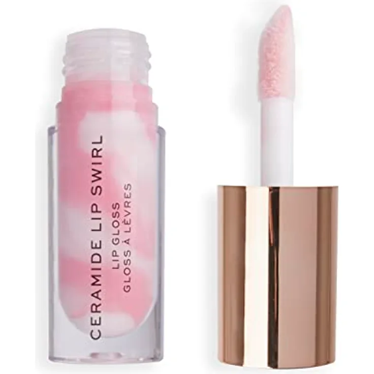 Makeup Revolution, Lip Swirl Ceramide Gloss, Lipgloss, Pure Klarer Gloss, 4.5ml