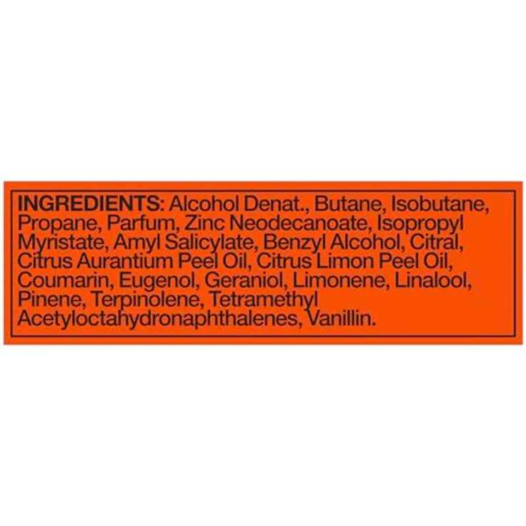 Axe Bodyspray Sunset Fresh Deo, 48 Stunden Schutz ohne Aluminiumsalze, 6 x 150 ml, Duftrichtung Mango und Mandarinen – Bild 4