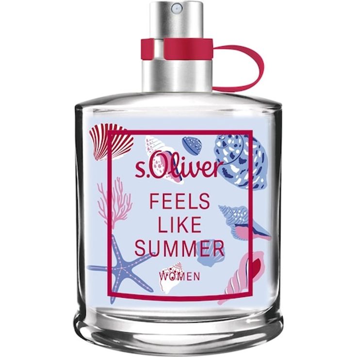 s.Oliver Feels Like Summer Eau de Toilette Spray Damen, 30 ml, floraler Duft mit warmen Holznoten, limitierte Edition 2024