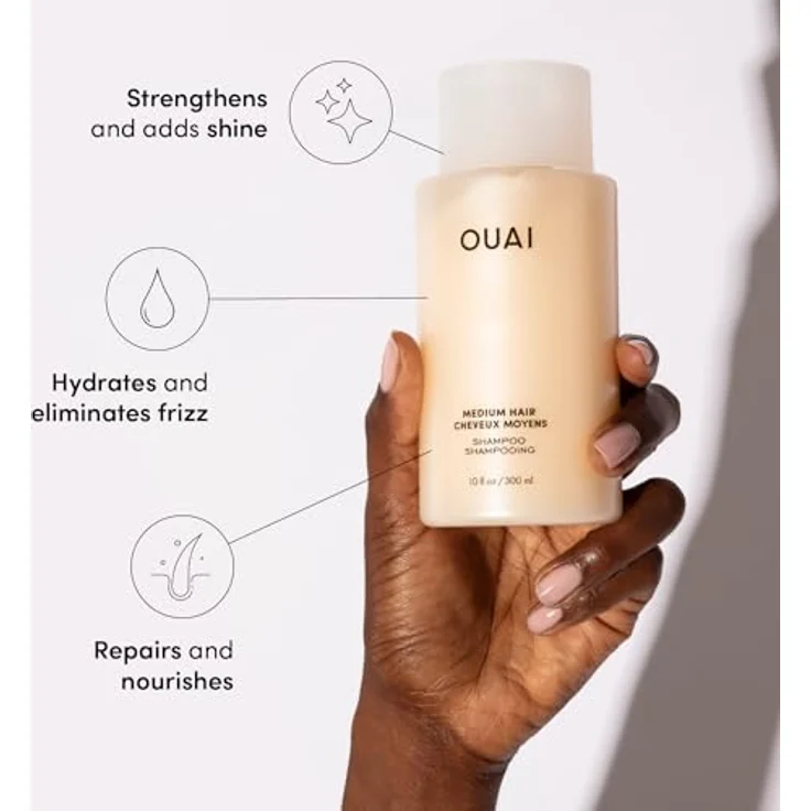 Ouai Shampoo und Conditioner Ouai Shampoo und Conditioner Medium Shampoo Haarshampoo 300 ml – Bild 2