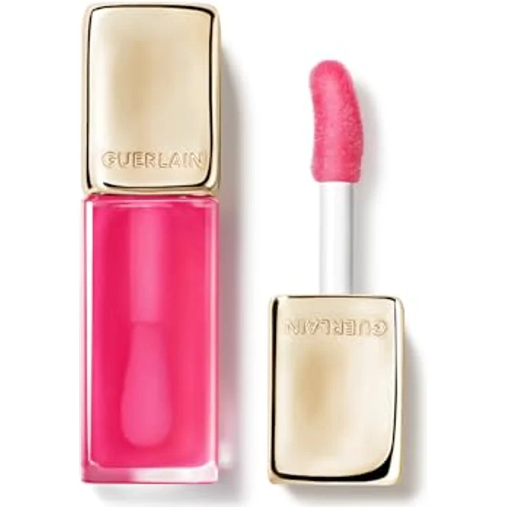 GUERLAIN KissKiss Bee Glow Oil Colour Reviving Lip Plumping Oil - 458 Rose Pop Glow 9,5 ml – Bild 2