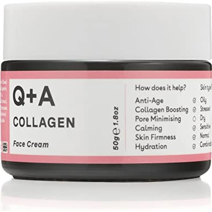 Q+A Collagen Straffende Gesichtscreme mit Kollagen 50 g für Frauen – Bild 2