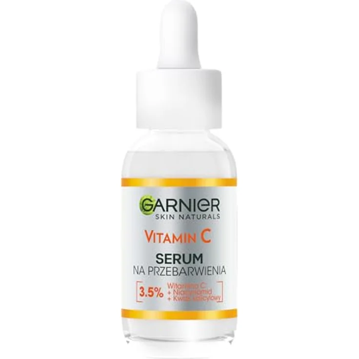 Garnier Vitamin C Serum, Aufhellendes Gesichtsserum mit Niacinamid und Salicylsäure, 30 ml – Bild 1