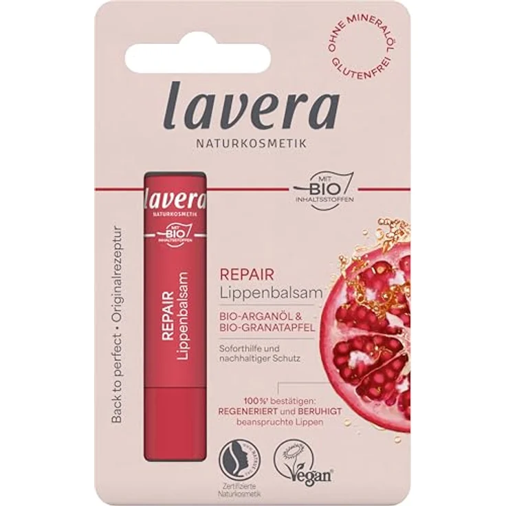lavera Repair Lippenbalsam, intensive Pflege gegen Austrocknung, 100% natürliche Inhaltsstoffe, 1 Stück – Bild 5