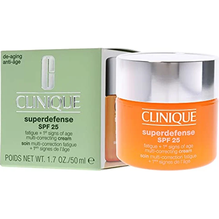 Clinique Superdefense SPF 25 Fatigue 1St Signs Of Age Multi-Correcting Cream Ht 3, 4 50 ml – Bild 4