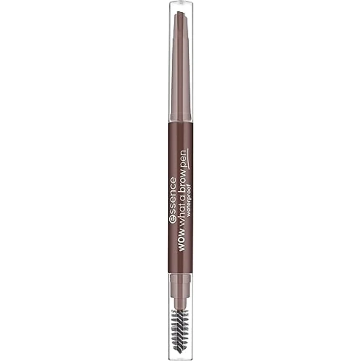 essence wow what a brow pen waterproof, Eye Pencil, Augenbrauenstift, Nr. 02 Brown, braun, sofortiges Ergebnis, matt, vegan, wasserfest, Mikroplastik Partikel frei (0,2g) – Bild 3