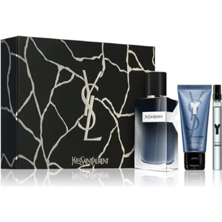 Yves Saint Laurent YSL Y, Parfüm-Set für Herren, 100 ml EDP Vapo, 3 Stück