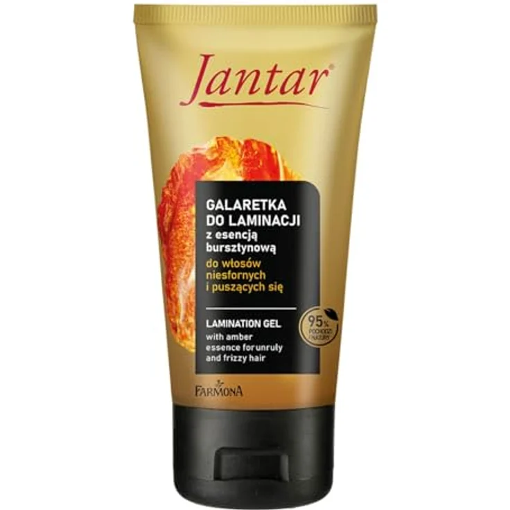 Farmona Jantar Haarlaminierungsgel, für widerspenstiges, krauses Haar, starker Halt, 150 g – Bild 1