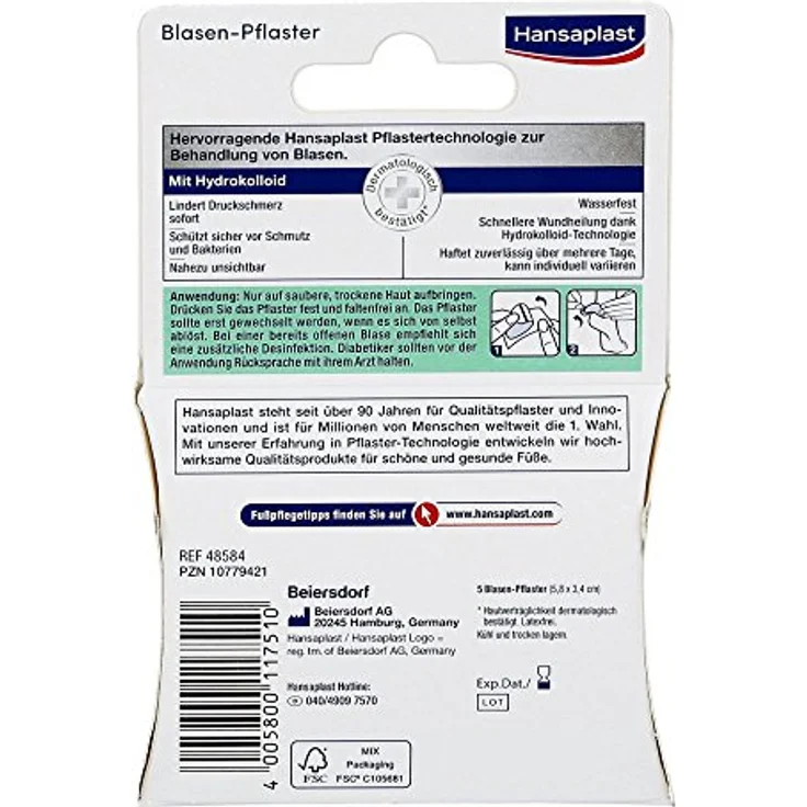 Hansaplast Blasenpflaster Groß – Bild 3