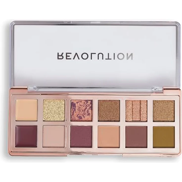 Revolution The Enchanted Icon Palette, Lidschattenpalette mit 12 Farben in Creme-, Matt- und Schimmer-Texturen, 0,7 g – Bild 5