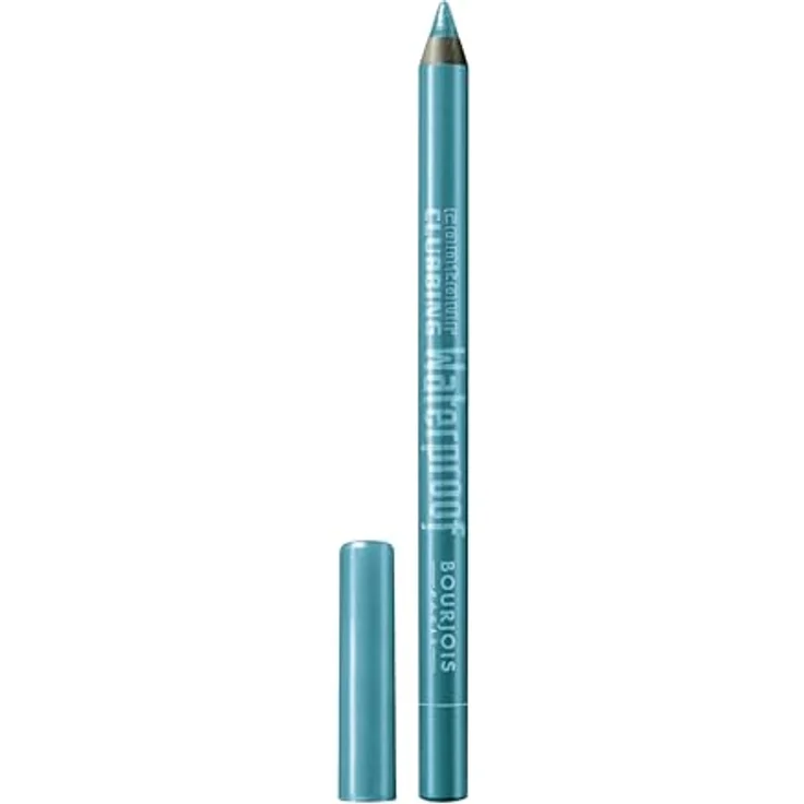 Bourjois Paris Contour Clubbing Bleistift für die Augen, wasserfest, gleitende und weiche Textur, Formel mit Jojobaölen, Nr. 63 Sea Blue Soon, 1,2 g – Bild 2
