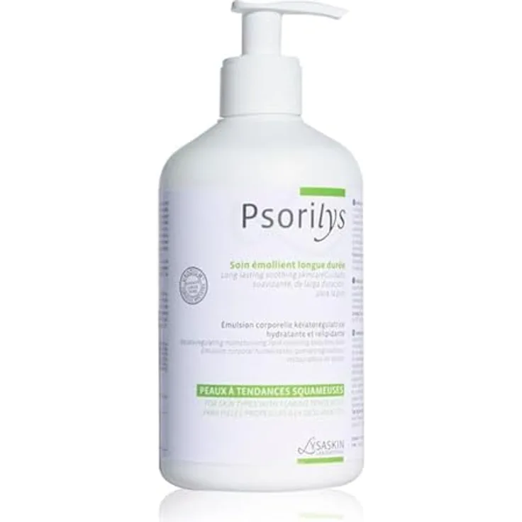 ACM Psorylis Emulsion 500ml, beruhigende Pflege für Neurodermitis, spendet Feuchtigkeit und lindert Juckreiz