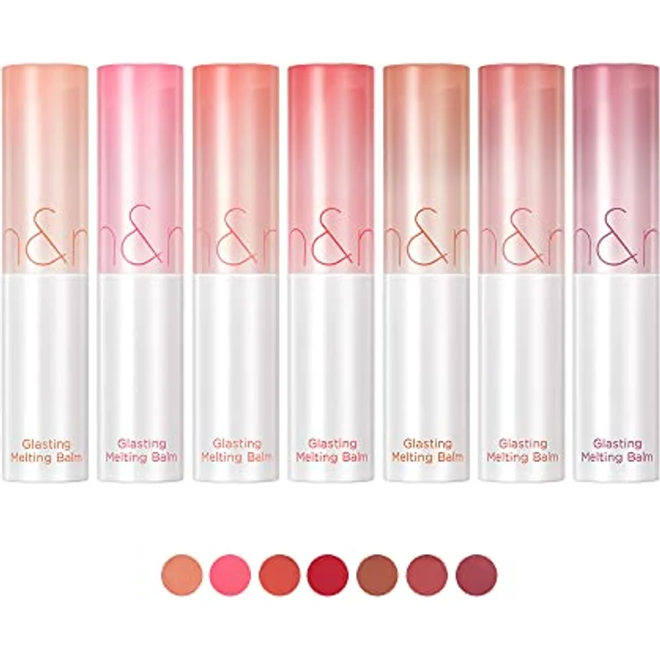 rom&nd Glasting Melting Balm, tönender Lippenbalsam mit feuchtigkeitsspendender Pflege, Farbton 06 Kaya Fig, 3,5 g – Bild 8