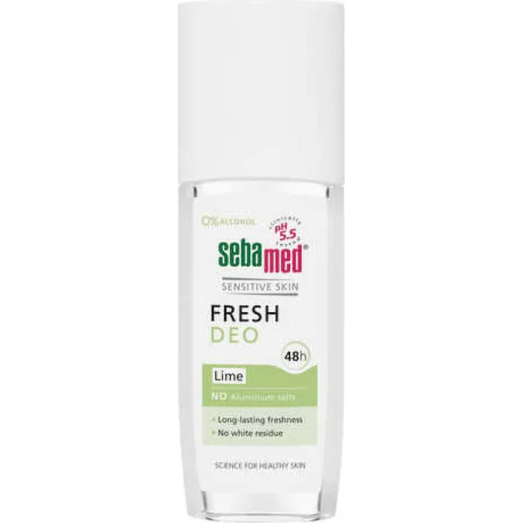 Sebamed Deodorant Spray Lime 24H Classic, 75 ml, Antiperspirant ohne Aluminiumsalze, langanhaltender Schutz