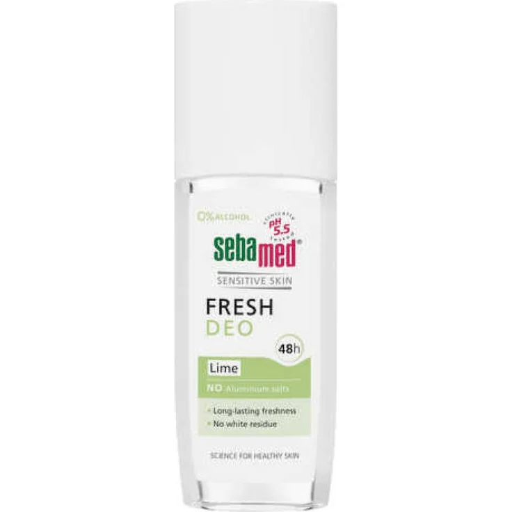 Sebamed Deodorant Spray Lime 24H Classic, 75 ml, Antiperspirant ohne Aluminiumsalze, langanhaltender Schutz