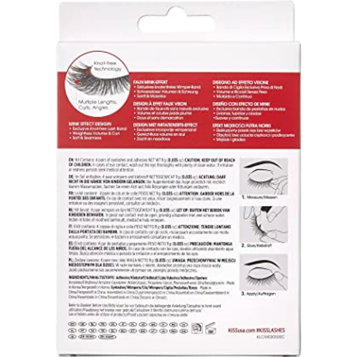 KISS Lash Couture Multi Pack Künstliche Wimpern Jubilee – Bild 8