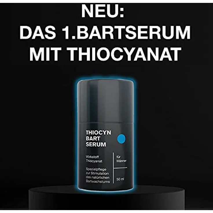 Thiocyn Bartserum • Natürliche Stimulation des Bartwachstums • Mit 3-fach Wirkung für einen gepflegten, kräftigen Bart • ohne Nebenwirkungen • Made in Germany • 50ml – Bild 2
