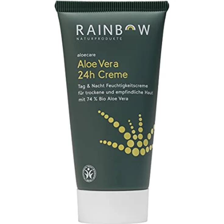 Aloe Vera Tagescreme Bio Aloecare Feuchtigkeitscreme feuchtigkeitsspendend Nachtcreme Aftersun Naturkosmetik Bio (1 x 50 ml)
