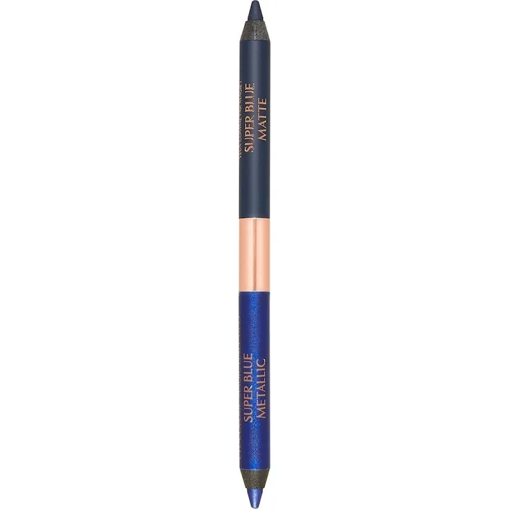Charlotte Tilbury Eye Colour Magic Liner Duo, Eyeliner in SUPER BLUE mit mattem und glitzerndem Effekt, 1 g