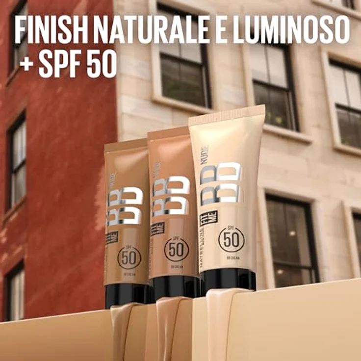 MAYBELLINE NEW YORK Fit Me! BB BB Cream SPF 50, Farbton 30, 30 ml, getönte Tagescreme für natürliche Deckkraft und Hautpflege – Bild 2