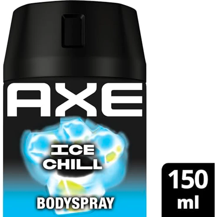 Axe Bodyspray Ice Chill Deo, Aluminiumfrei, 48h Schutz vor Körpergeruch, 150 ml, mit gefrorener Minze und Zitrone – Bild 3