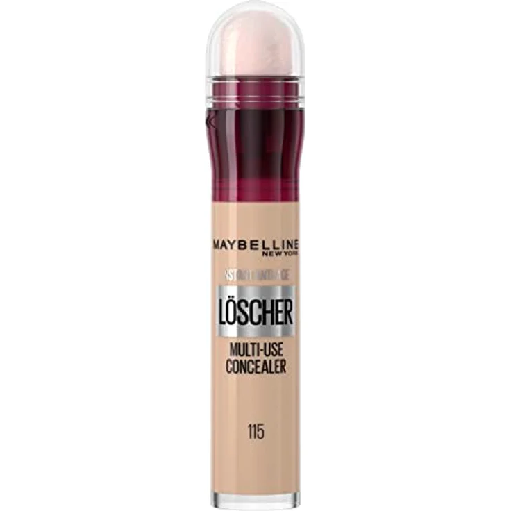 Maybelline New York Instant Anti-Age Effekt Concealer, flüssiger Abdeckstift mit Mikro-Lösch-Applikator, Nr. 115 Warm Light, 6,8 ml – Bild 1
