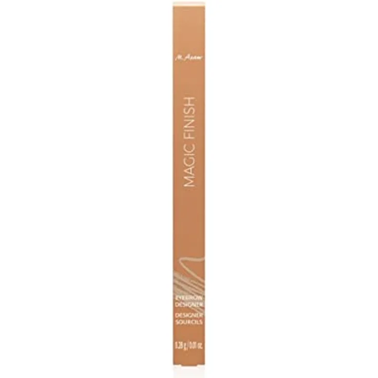 M. Asam MAGIC FINISH Augenbrauenstift Eyebrow Designer Light-Brown (0,28g) – 4-in-1 Augenbrauenstift mit Drehmine & Spiralbürstchen, perfekte Form & Fülle dank pudriger Textur, optimale Brauenbogen – Bild 2