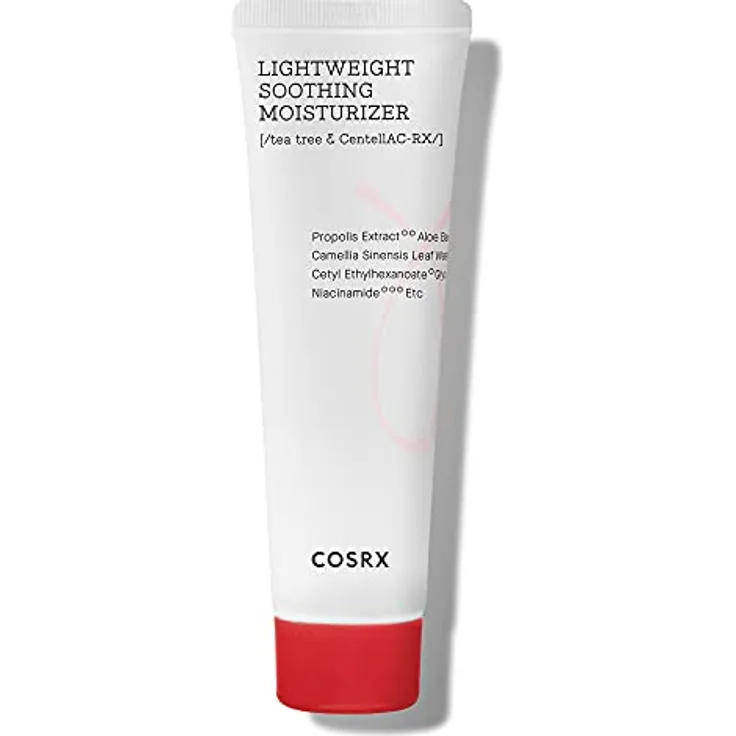 COSRX AC Collection Lightweight Soothing Moisturizer, 80ml, Aloe Vera Leaves Extract 23.7%, Animal Testing Free, Paraben Free, Korean Skincare