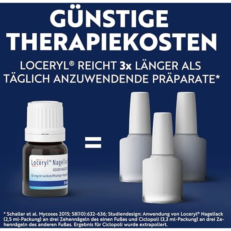 Loceryl Nagellack gegen Nagelpilz, 3 ml, wasserfester Finger- und Fußnagellack mit Langzeiteffekt – Bild 3
